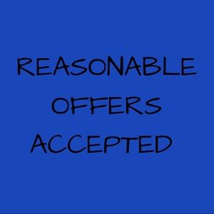 Reasonable Offers Accepted